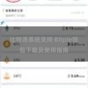 比特派系统支持 Bitpie钱包下载及使用指南