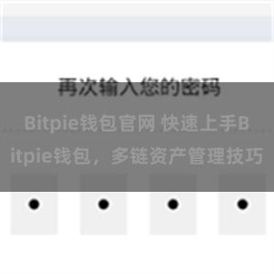 Bitpie钱包官网 快速上手Bitpie钱包，多链资产管理技巧