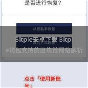 Bitpie安卓下载 Bitpie钱包支持的区块链网络解析