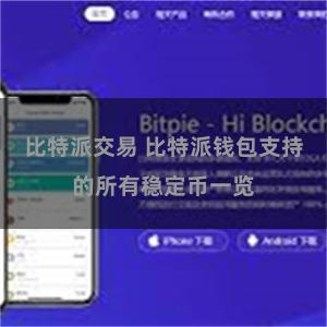 比特派交易 比特派钱包支持的所有稳定币一览