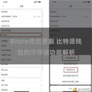 Bitpie钱包更新 比特派钱包的冷存储功能解析